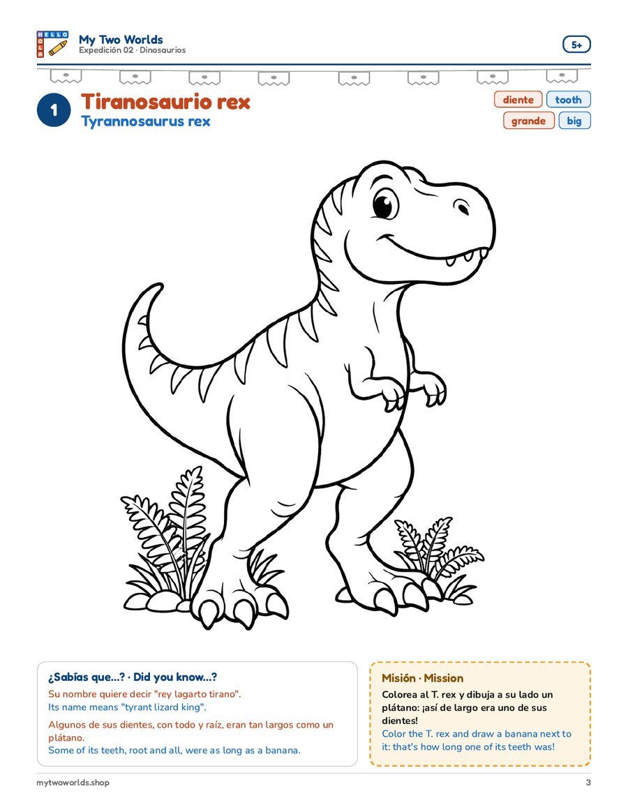1 · Tiranosaurio rex