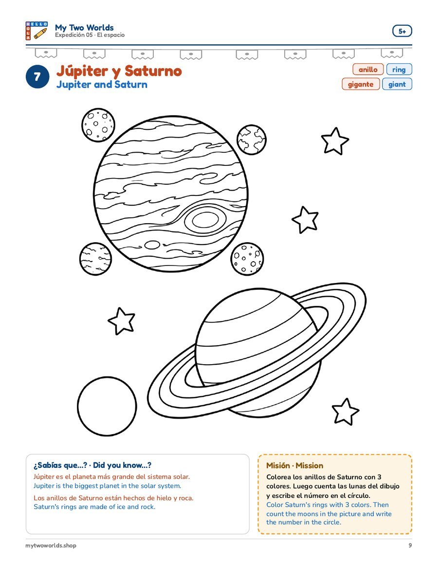 7 · Júpiter y Saturno