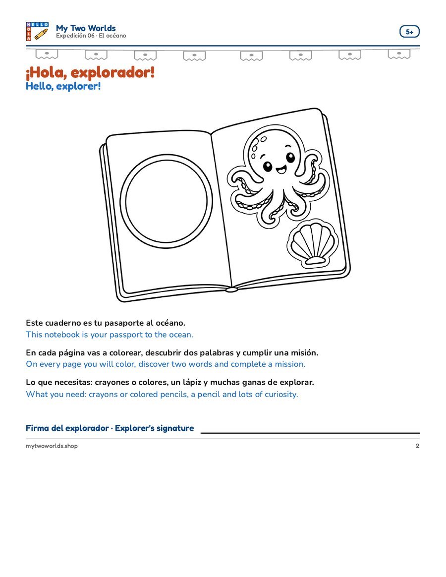 ¡Hola, explorador!