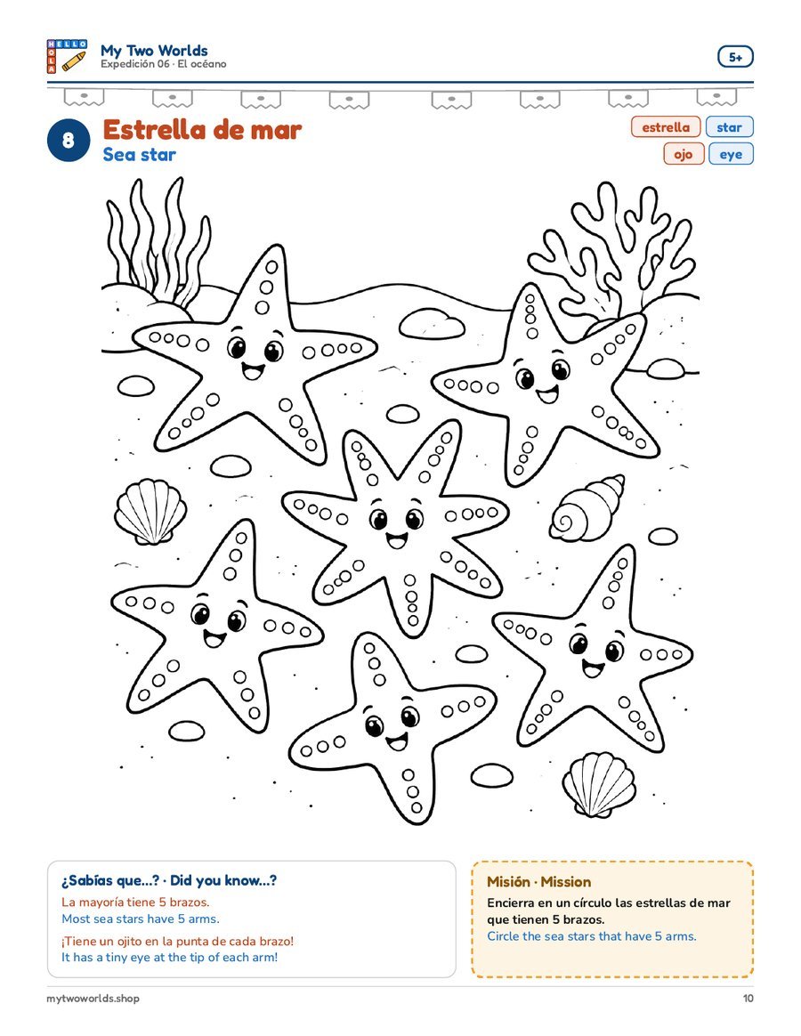 8 · Estrella de mar