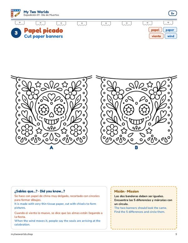 3 · Papel picado